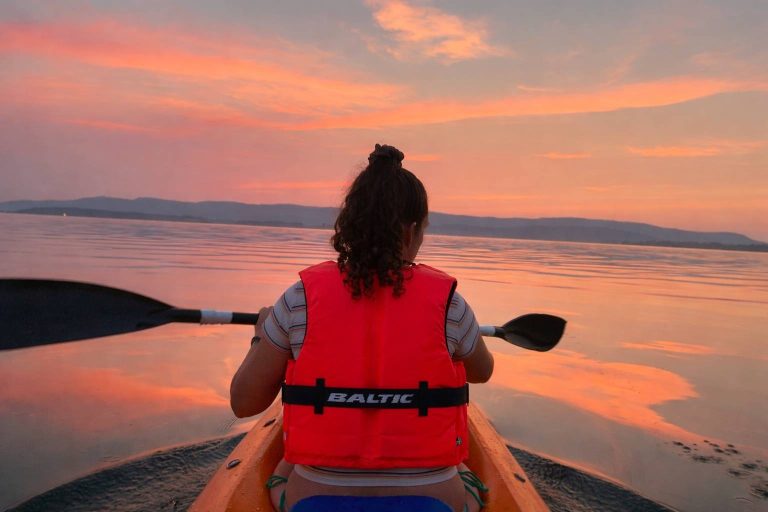 Kayak-atardecer